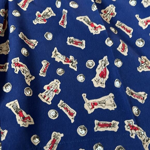 Line Up For Sport high waist golf print shorts, size 6 small - Picture 3 of 10